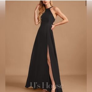 Azazie Black Bridesmaid Dress